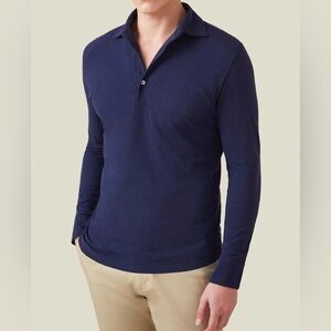 Luca Faloni Cotton Pique Brera Polo Shirt